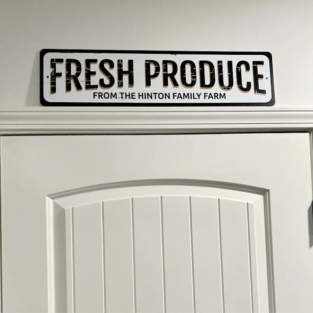 Fresh Produce Sign