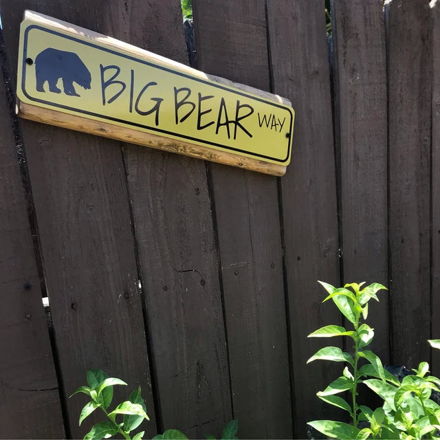 Big Bear Way Sign