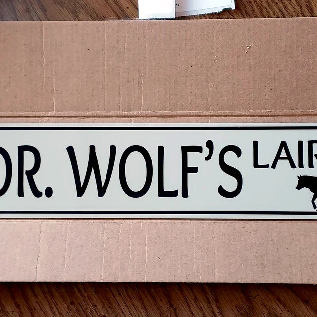 Wolf's Lair Sign