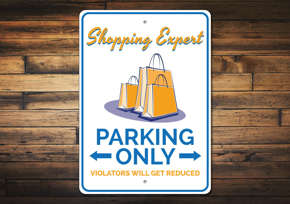 Shopper Parking Sign