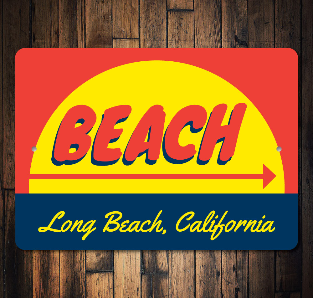 Beach Sunset Sign