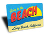 Beach Scene Sign