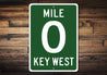 Mile 0 Sign
