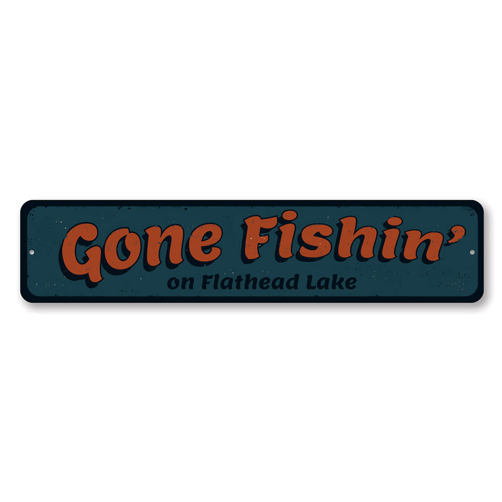 Gone Fishin SIgn – Lizton Sign Shop
