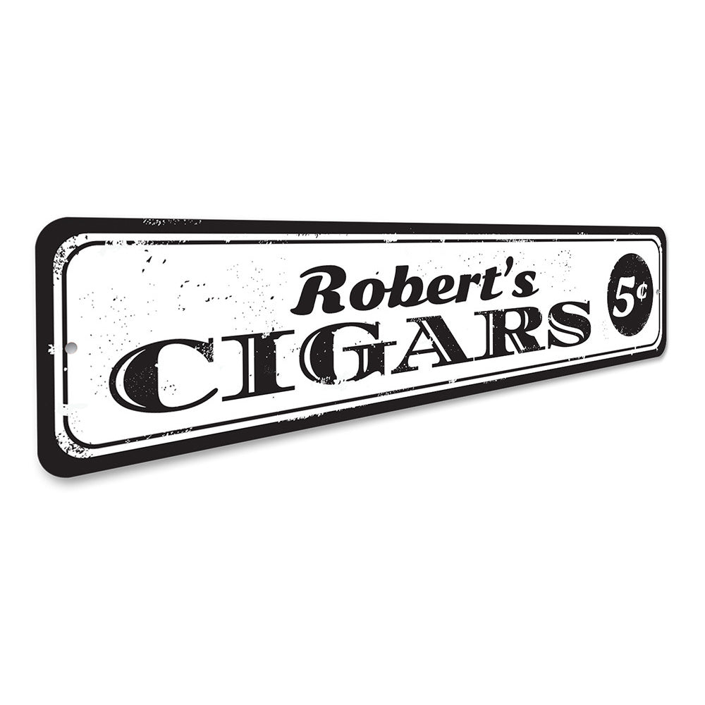 5 Cent Cigars Sign Aluminum Sign