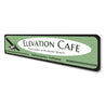 Airplane Cafe Sign Aluminum Sign