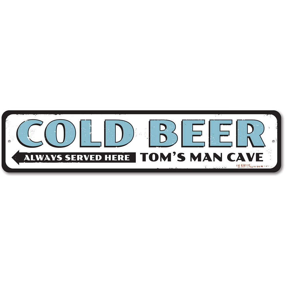Circle To Have And To Hold And Keep Your Beer Cold Sign (Red) - Medium