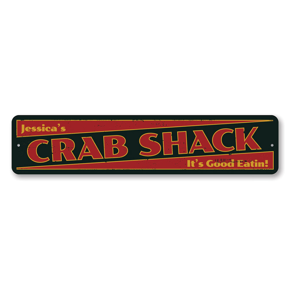 Crab Shack Sign Aluminum Sign