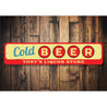 Cold Beer Sign Aluminum Sign