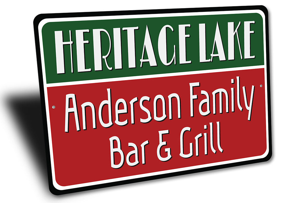 Lakeside Bar and Grill Sign