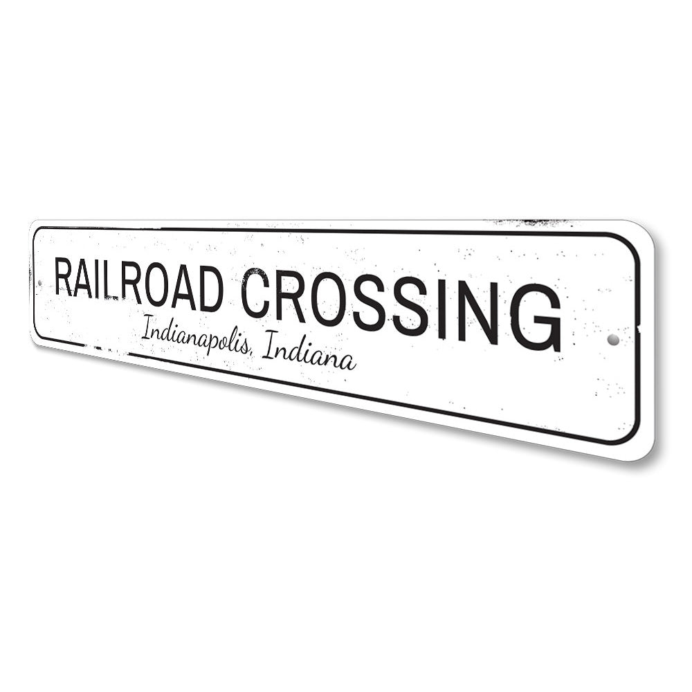 Railroad Crossing Sign Aluminum Sign