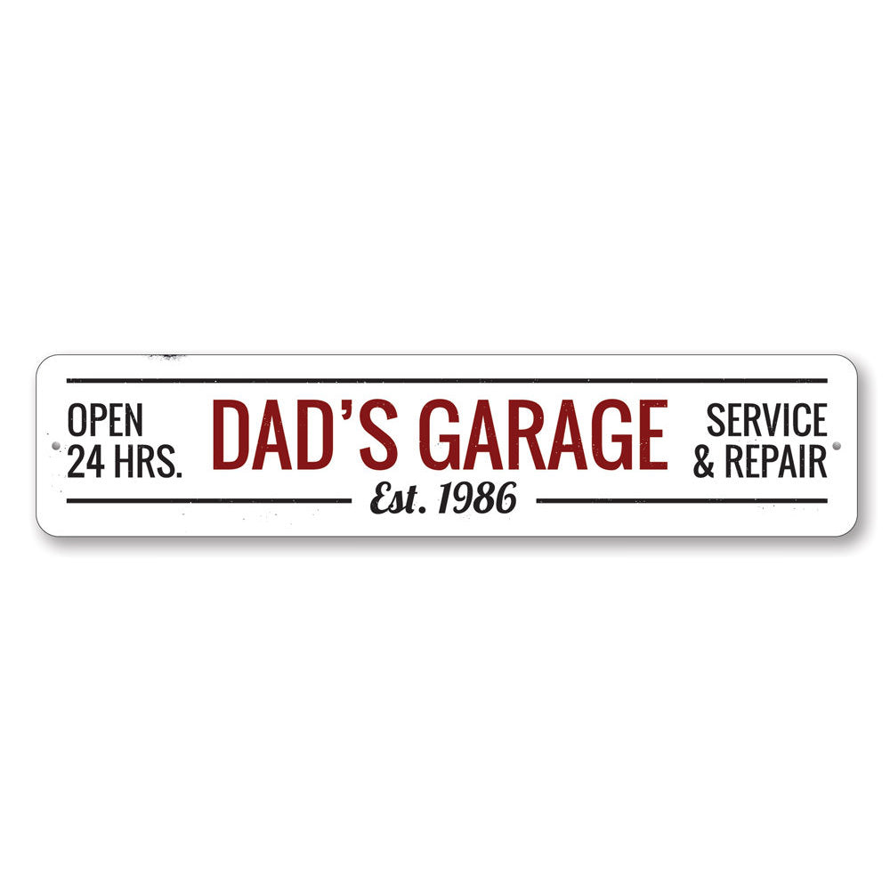 Gifts for Dad / Father's Day Gifts / Dad's Garage Sign / garage signs for  men / garage signs for dad / garage signs for him / gifts for him