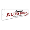 Auto Shop Sign Aluminum Sign