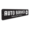 Open Auto Service Sign Aluminum Sign