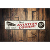 Aviation Course 5 cents Sign Aluminum Sign