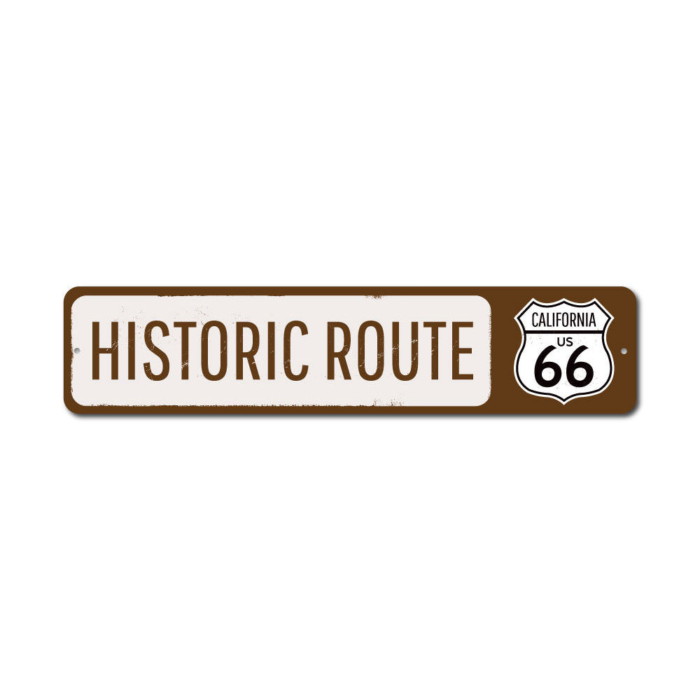 US Historic Route 66 Sign – Lizton Sign Shop
