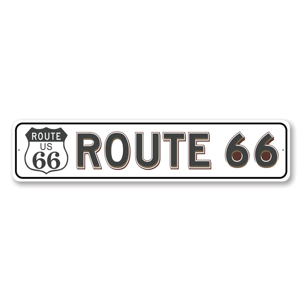 Historic Route 66 Street Sign