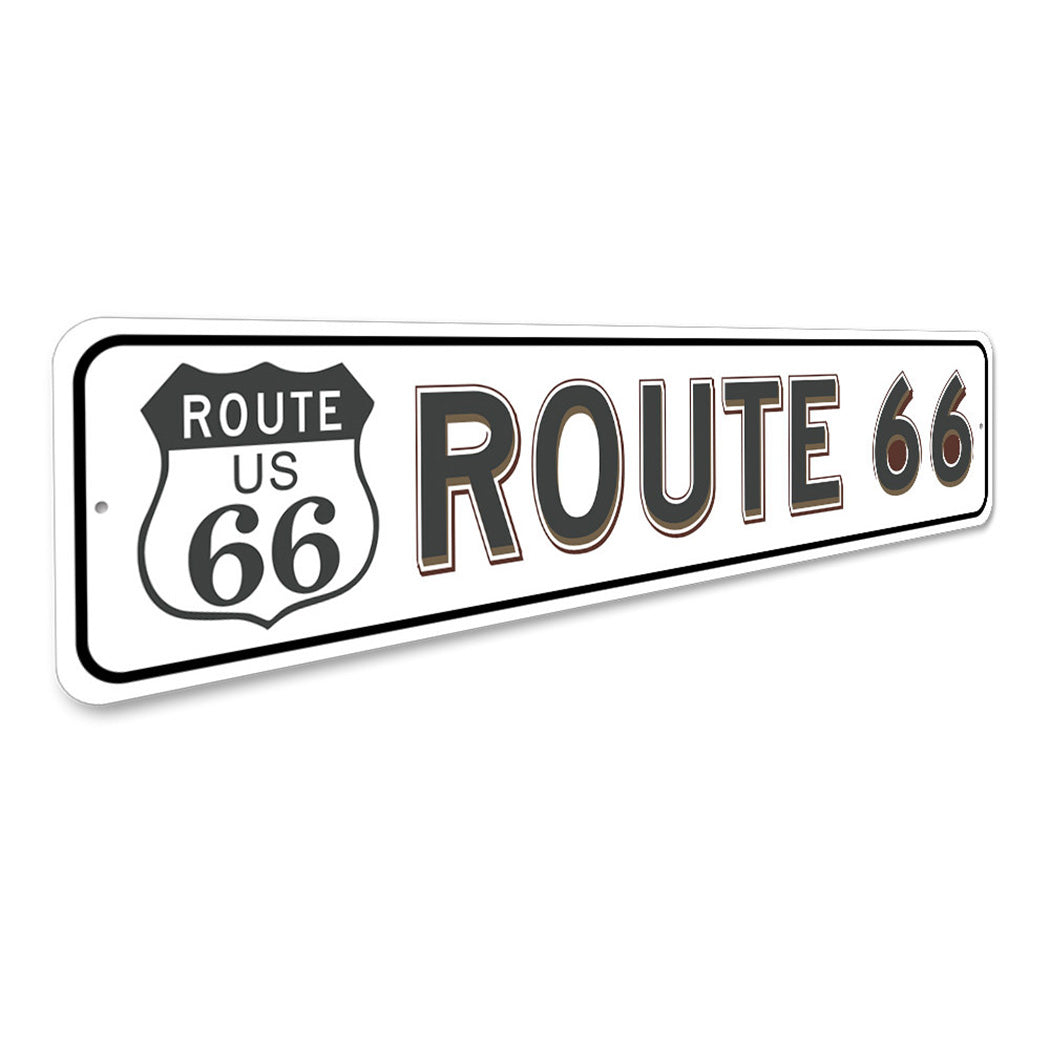 Historic Route 66 Street Sign