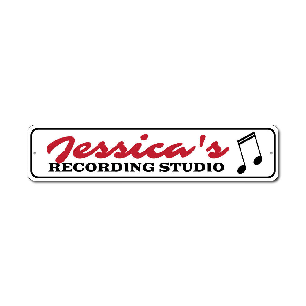 Recording Studio Sign Aluminum Sign