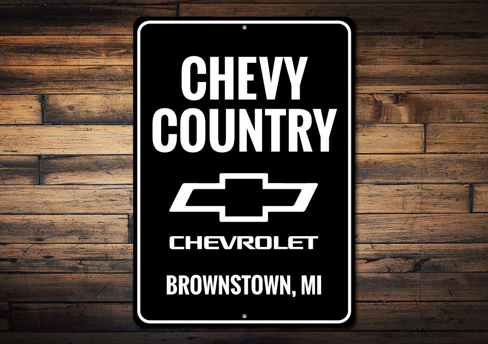 Chevy Country Sign