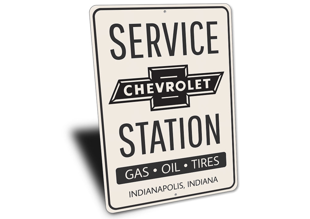 Chevy Service Station Sign