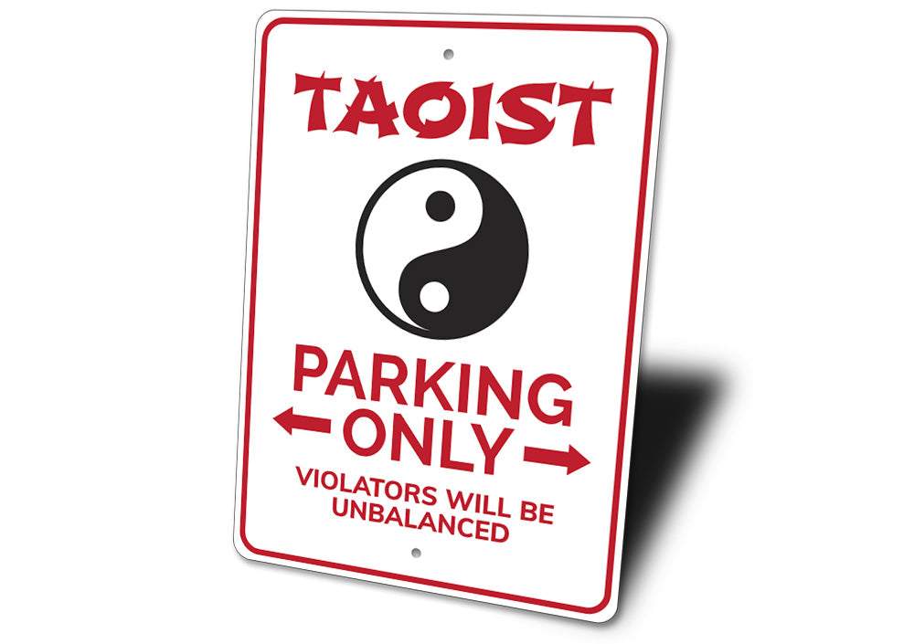 Taoist Parking Sign