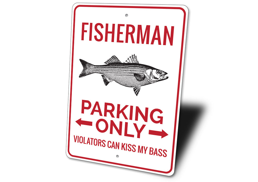 Fisherman Parking Sign