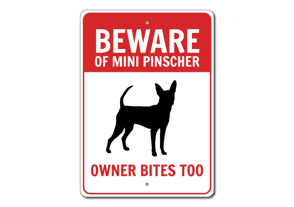 Mini Pinscher Sign