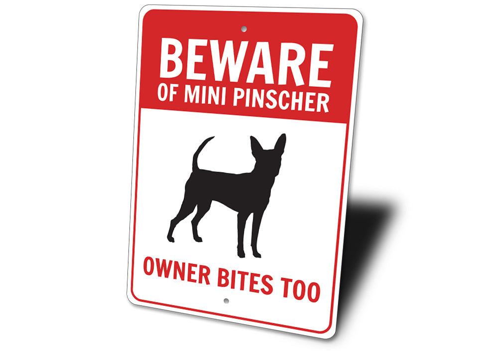 Mini Pinscher Sign