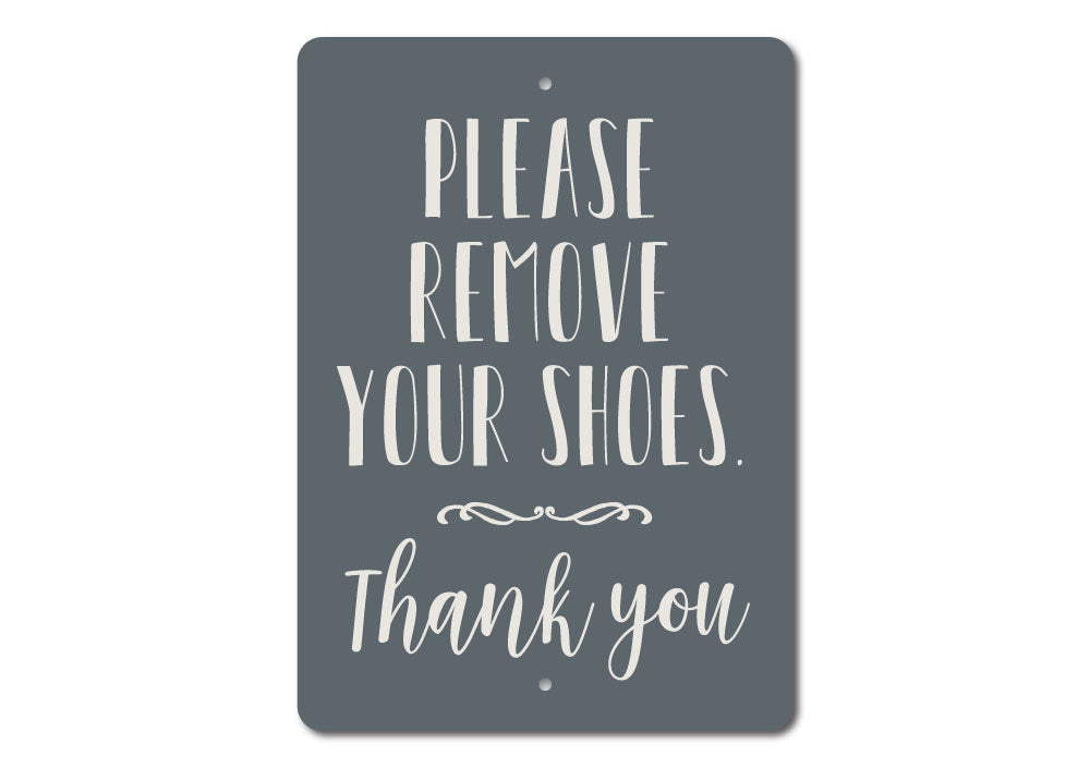 Remove Shoes Sign – Lizton Sign Shop remove-shoes-sign-lizton-sign-shop