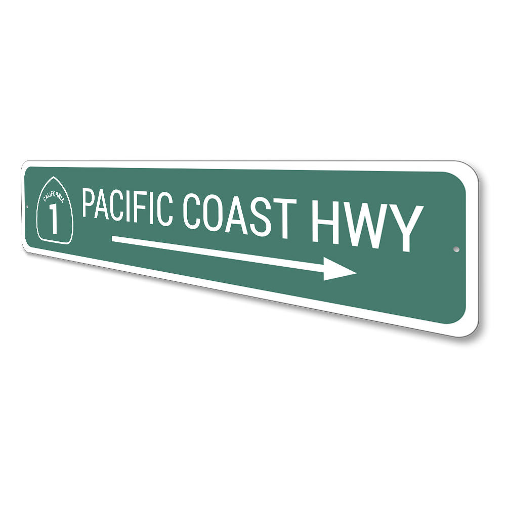 Pacific Coast Highway Sign Aluminum Sign