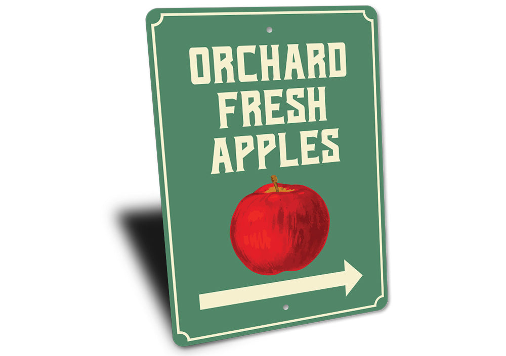 Orchard Fresh Apples Sign