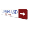 Long Island New York City State Arrow Sign