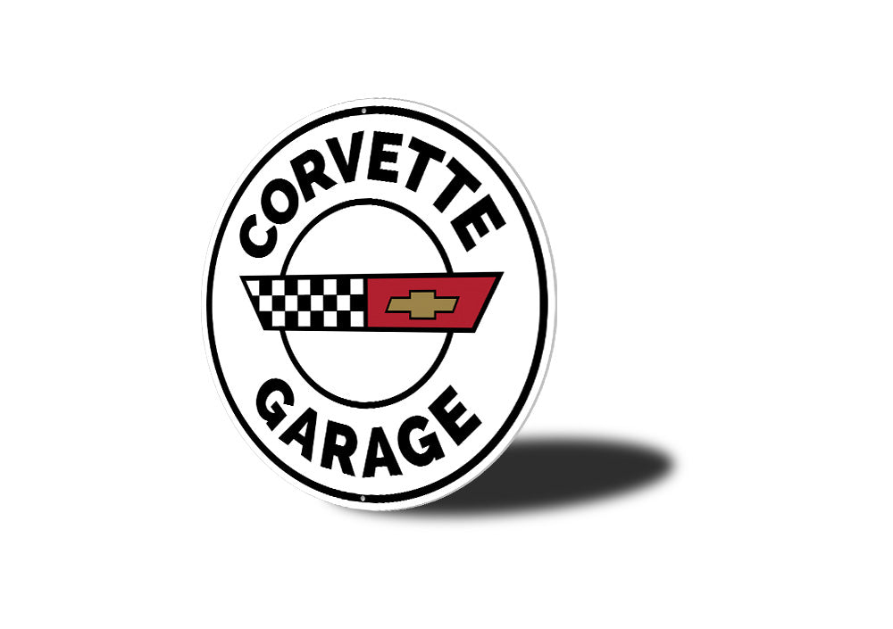 Corvette Garage Car Sign
