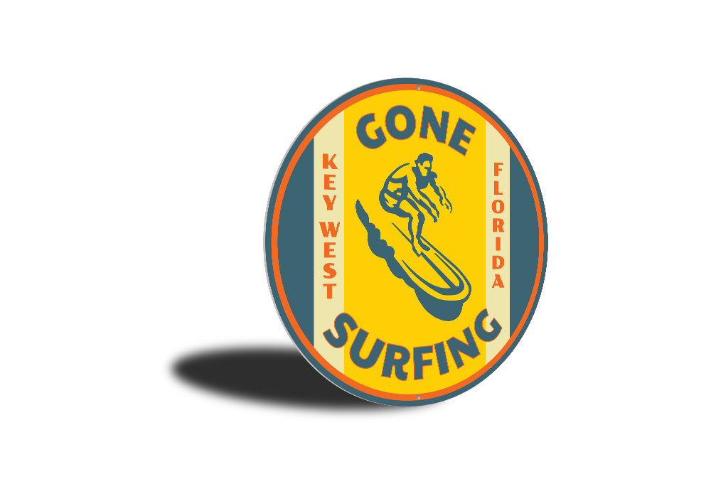 Gone Surfing Key West Florida Sign