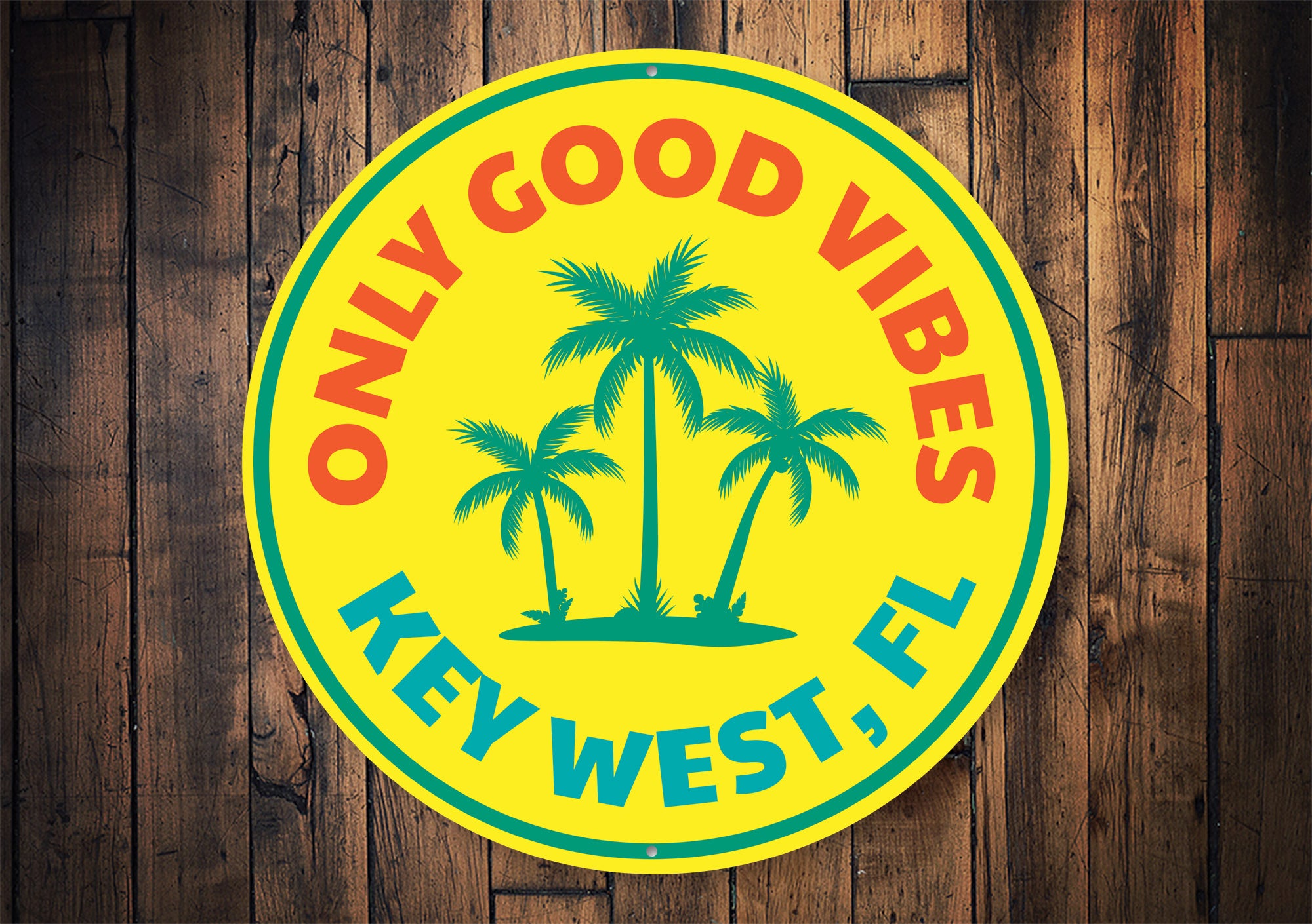 Good Vibes Key West Sign
