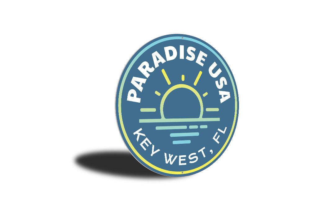 Paradise USA Sunset Sign