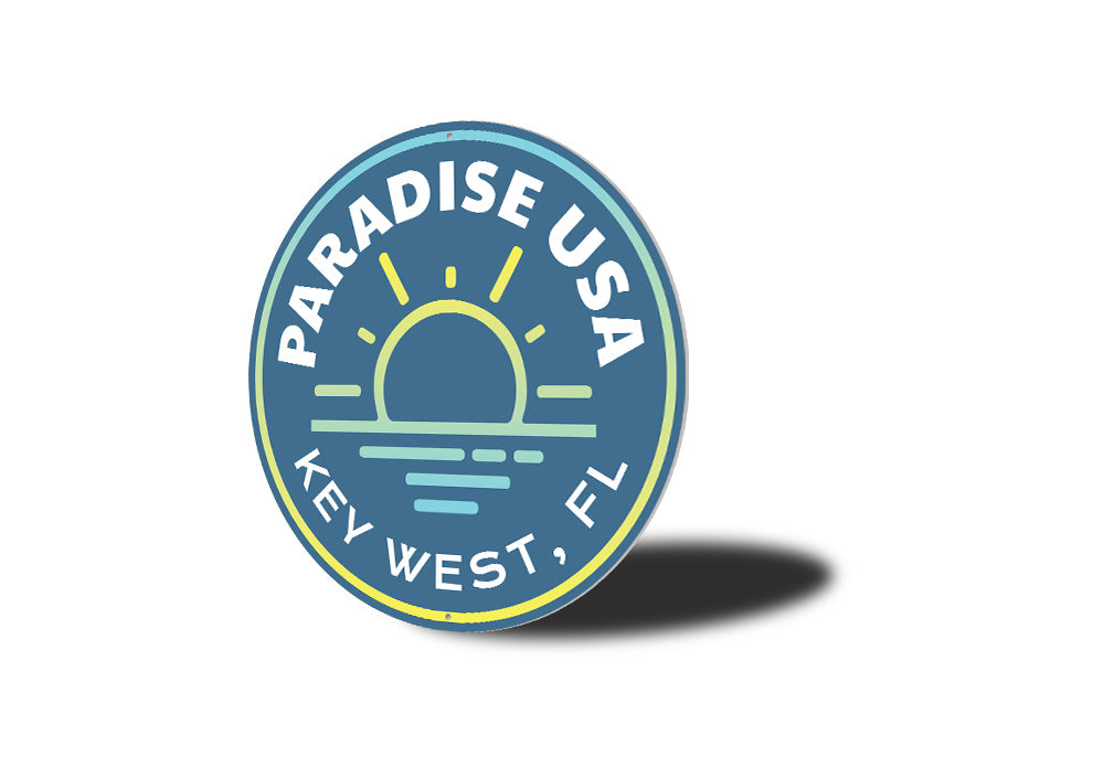 Paradise USA Sunset Sign