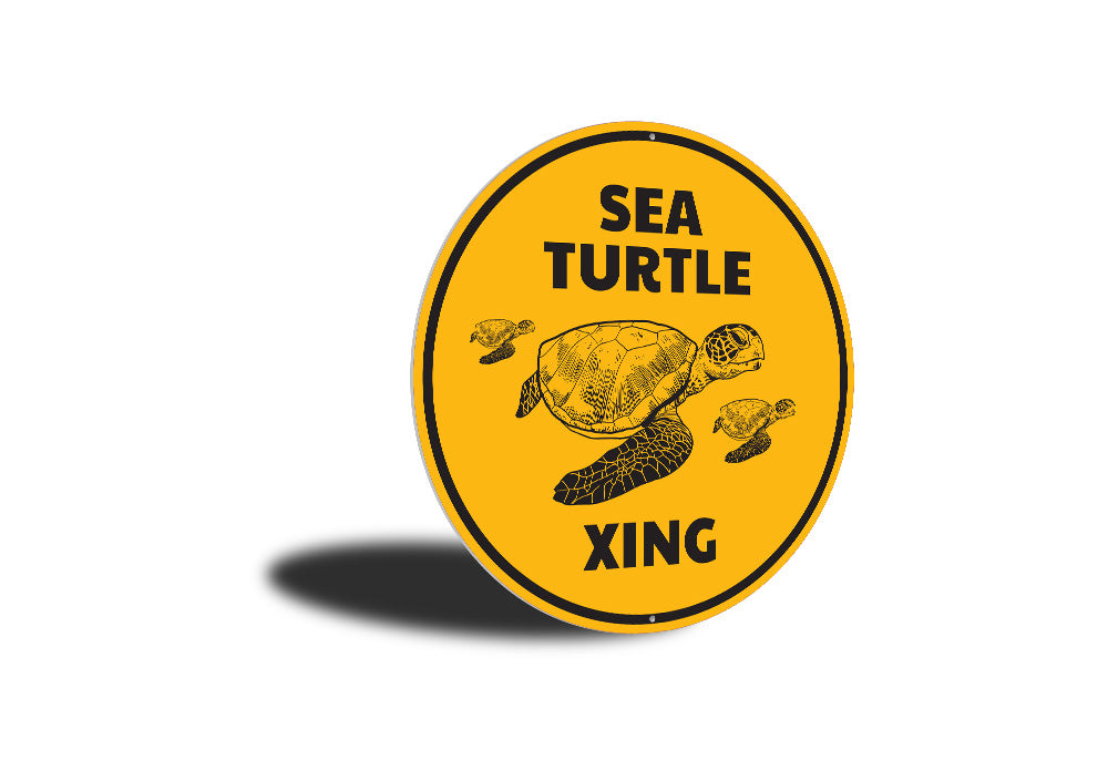 Turtle Crossing Sign