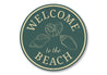 Beach Shells Welcome Sign