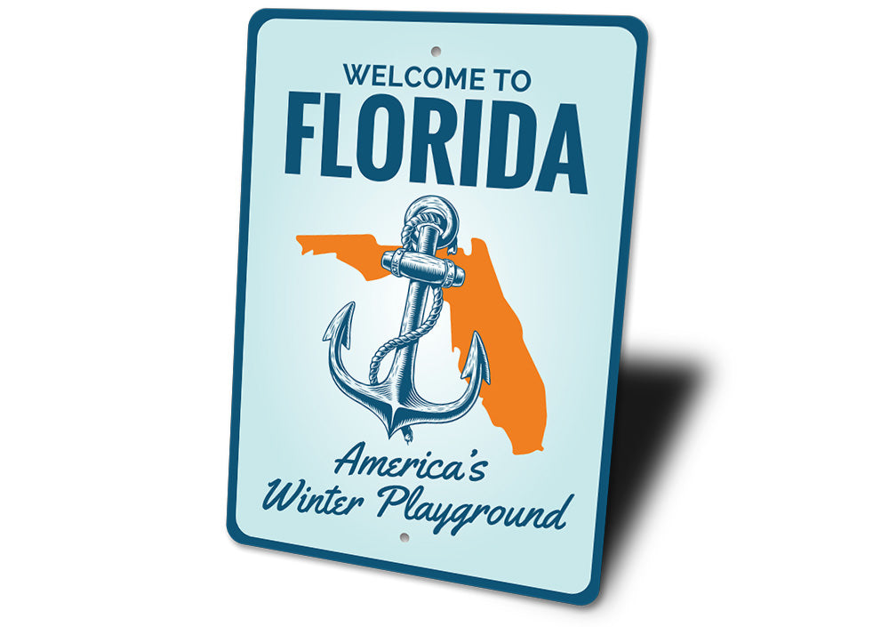 Florida Welcome Sign