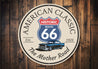American Classic The Mother Road Route 66 Sign