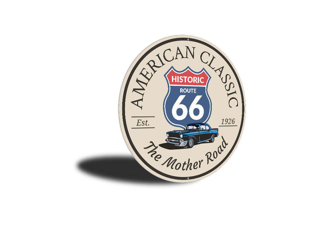 American Classic The Mother Road Route 66 Sign