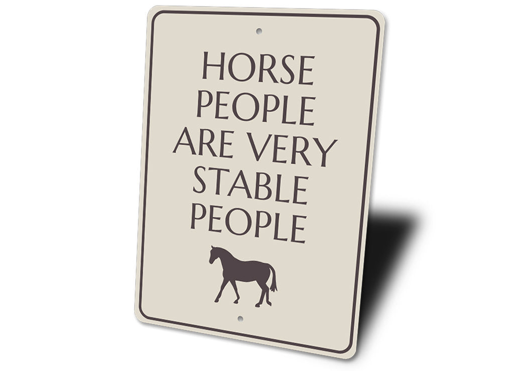 Funny Horse Stable Sign