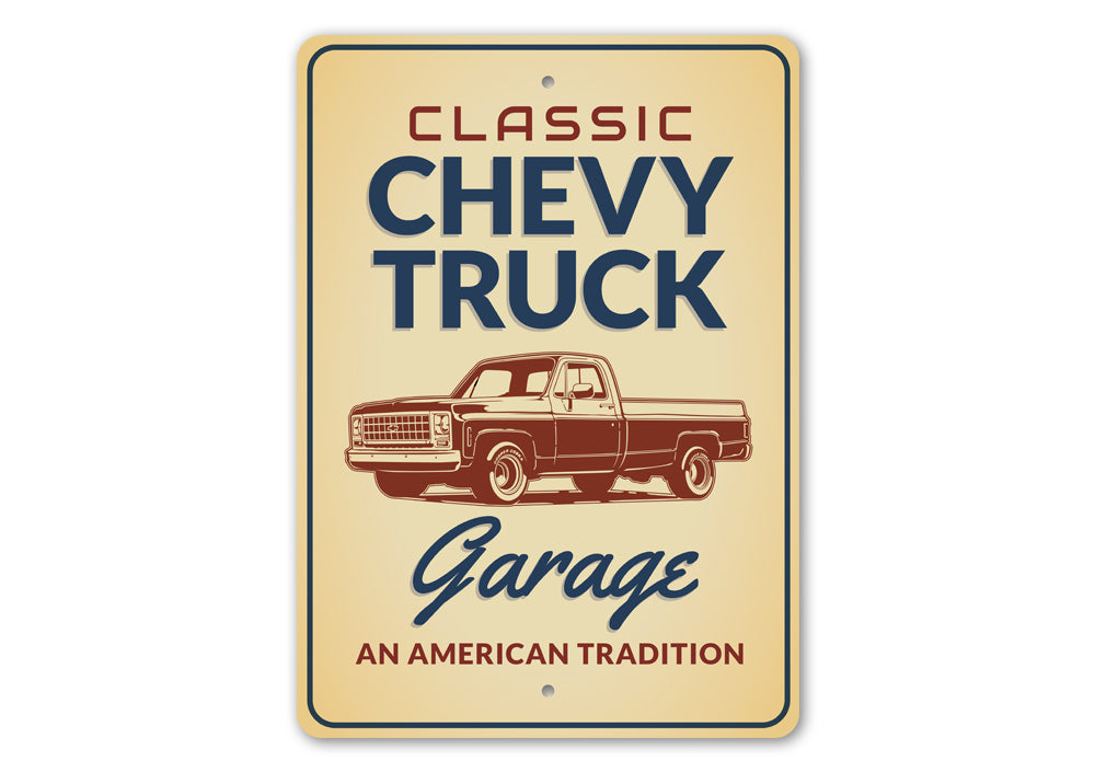 Vintage Chevy Sign store