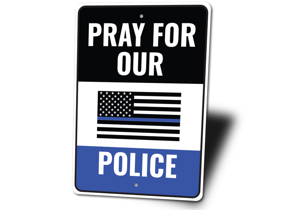 Pray for Police Sign