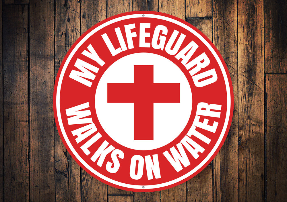 Jesus Lifeguard Sign