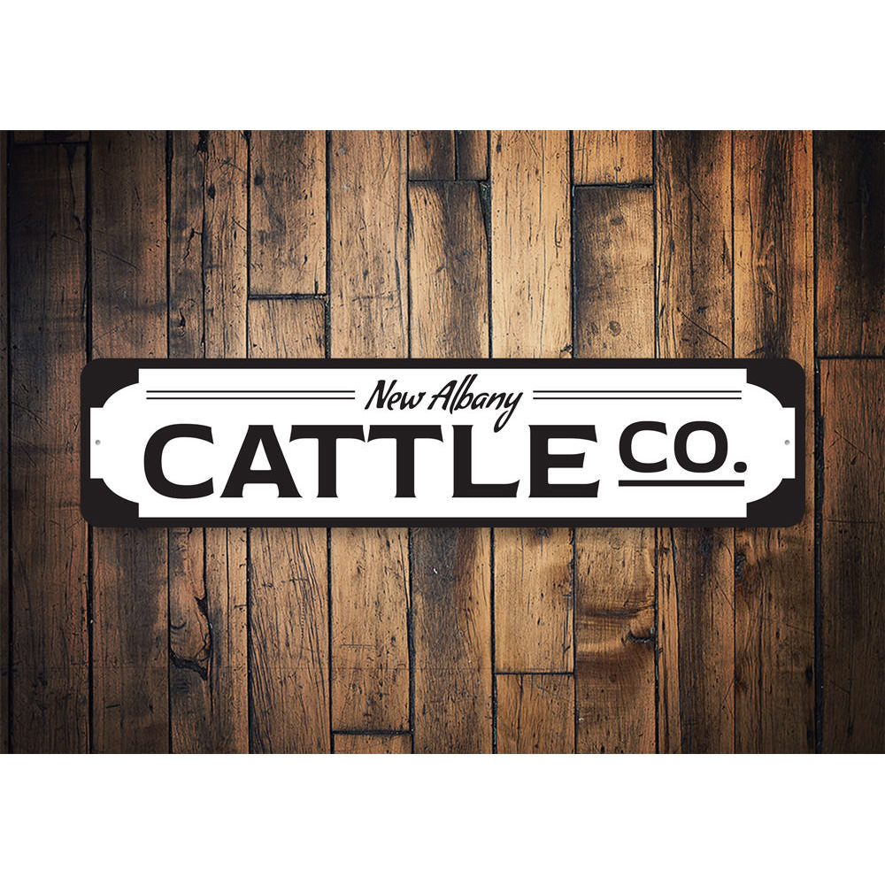 Cattle Company Sign, Farmhouse Sign, Farmer Aluminum Sign