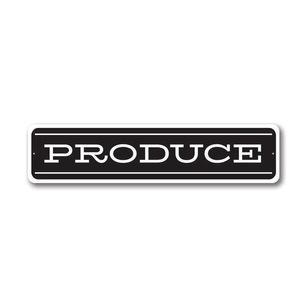 Produce Sign, Farm Produce Aluminum Sign