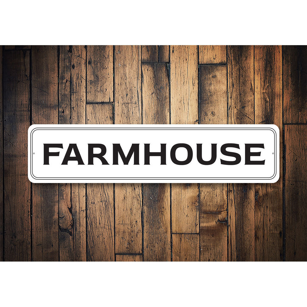 Farmhouse Sign, Farm Kitchen Aluminum Sign
